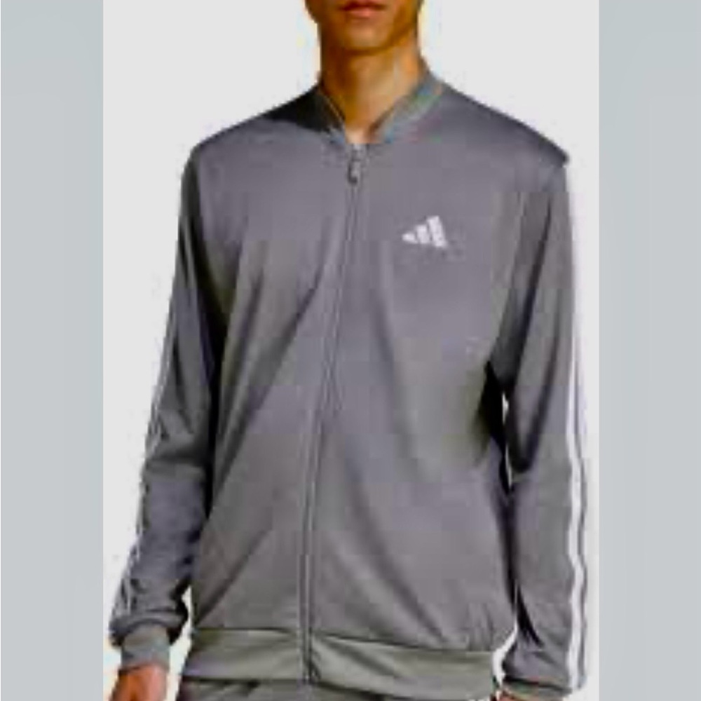 Addidas Charcoal Track Zip Jacket ( M TR Mel TT ) size XL Tall